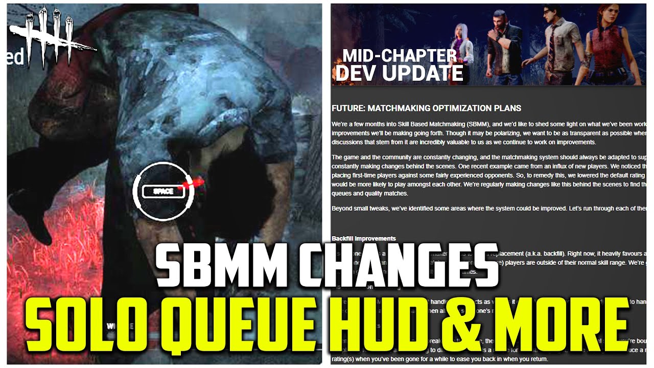 SBMM CHANGES, SOLO QUEUE UPDATES, CONSOLE BETAS & MORE! (Mid-Chapter Update) - Dead by Daylight