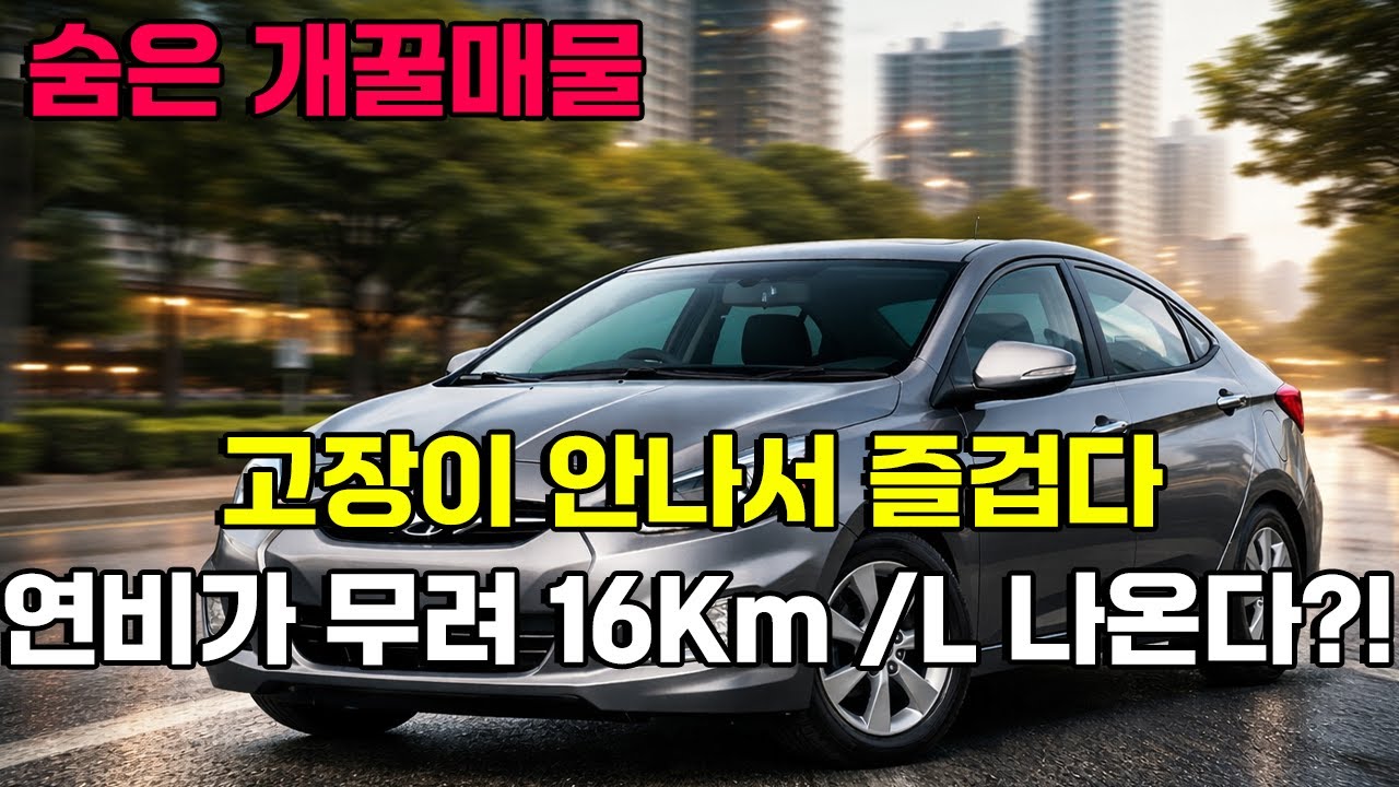 1년 기름값 100만원 아낀 연비 끝판왕 300만원대 중고차 , 주유소 사장님이 싫어하는 차 1위 ㅋㅋㅋㅋ