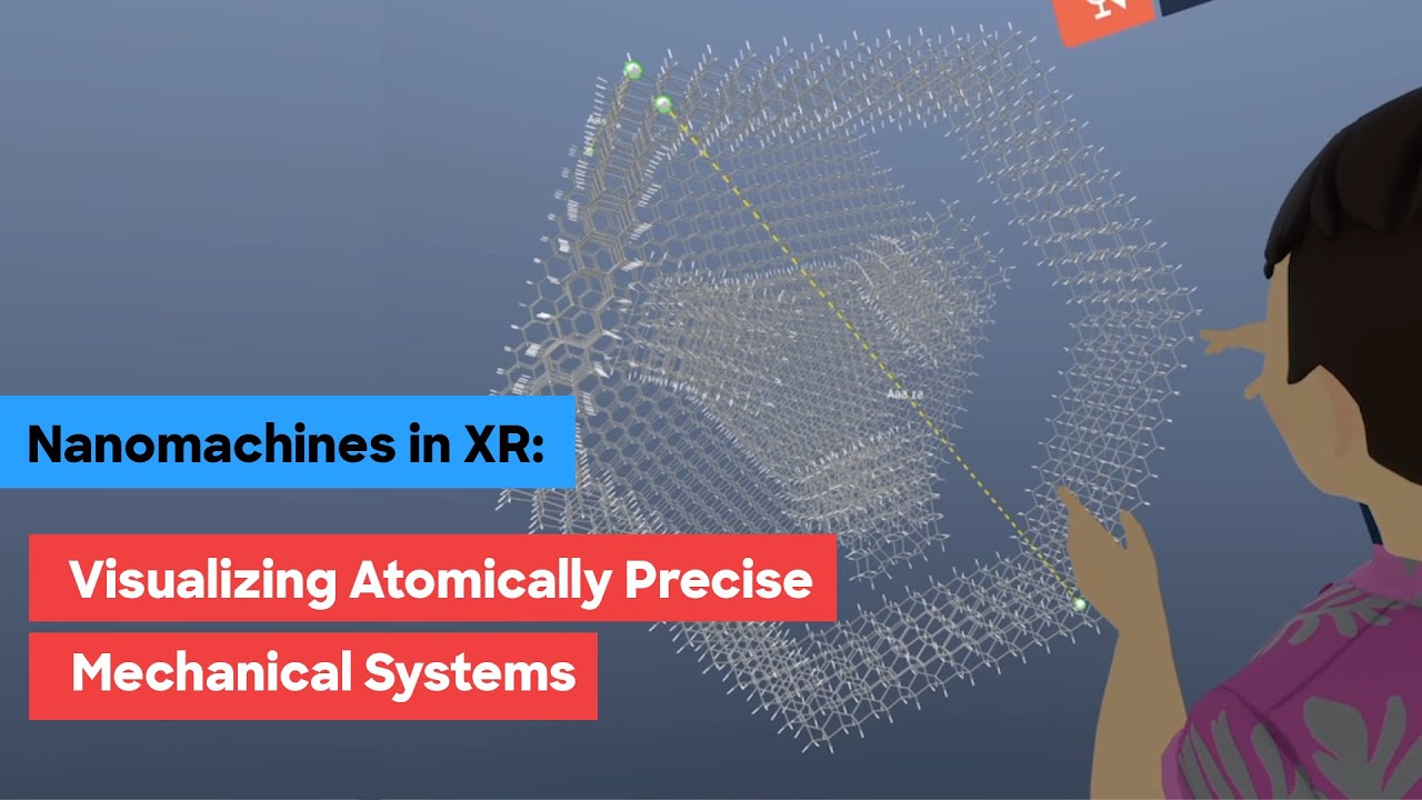Nanomachines in XR: Visualizing Atomically Precise Mechanical Systems