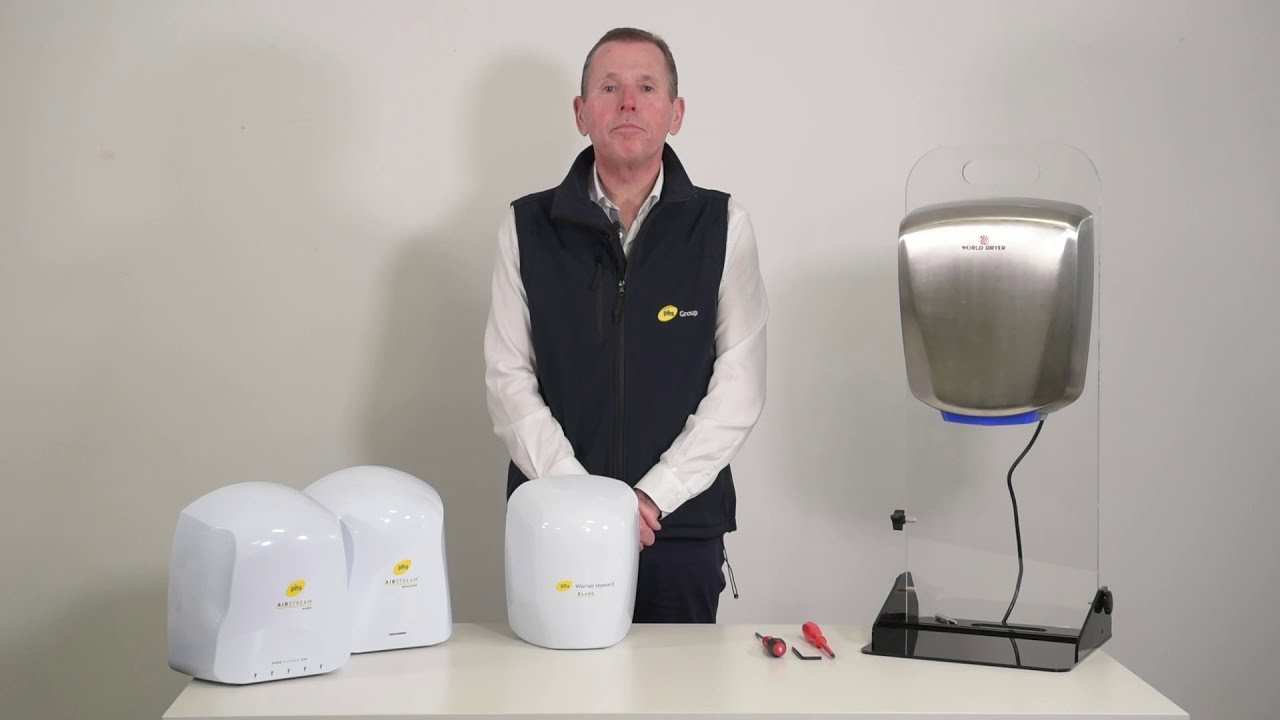How To Change The Speed And Temperature On A World Dryer SMARTdri Hand Dryer