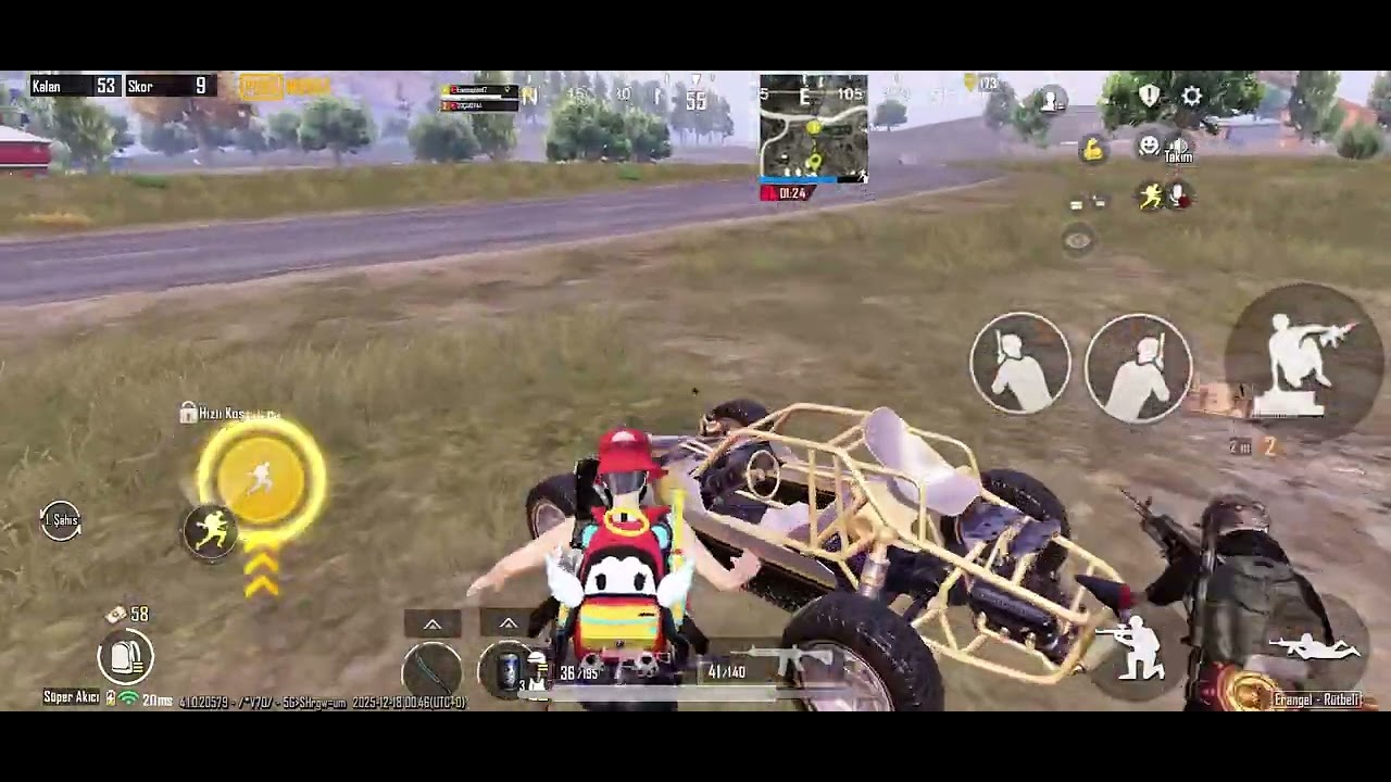 HARD MAÇ +30 KİLL WİNN (PUBG mobile)