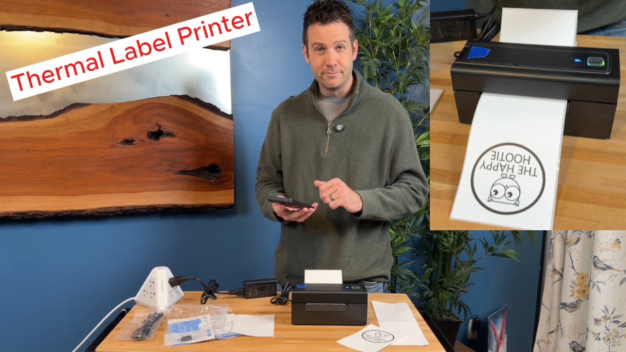 Hoorola Bluetooth Thermal Label Printer 4x6 Wireless