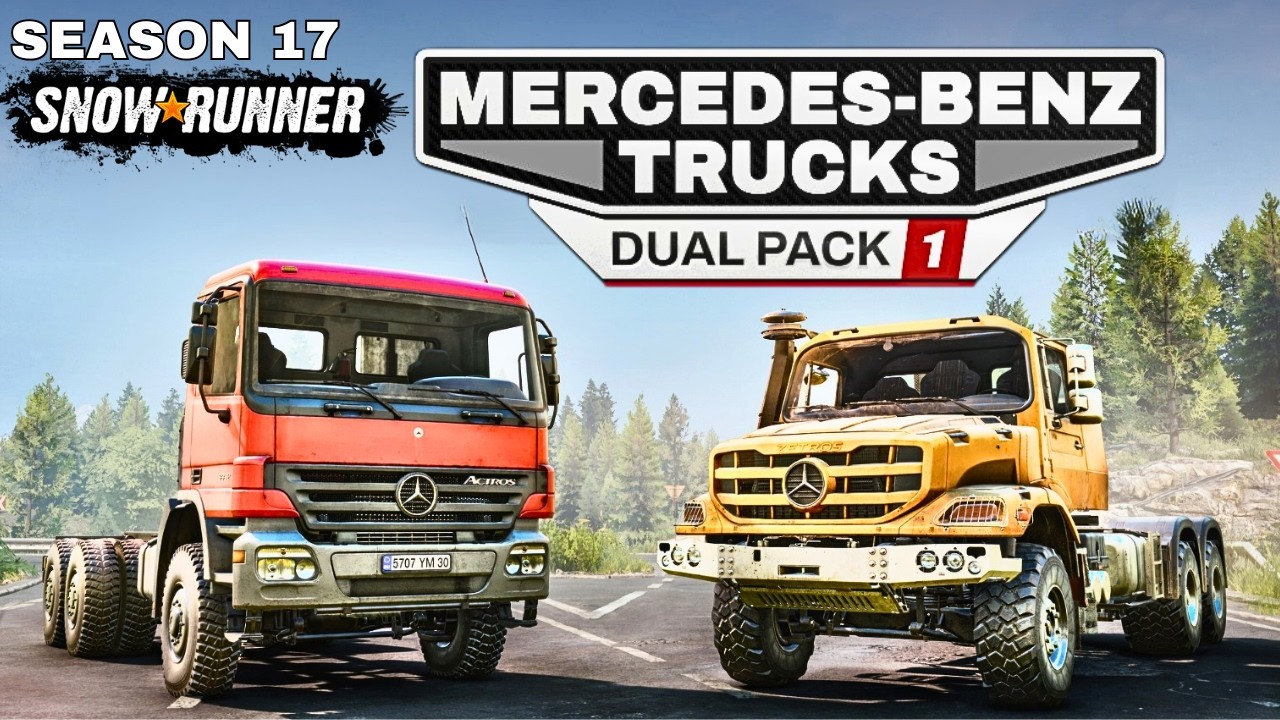 NEW Mercedes-Benz Dual Pack - Season 17 - SnowRunner