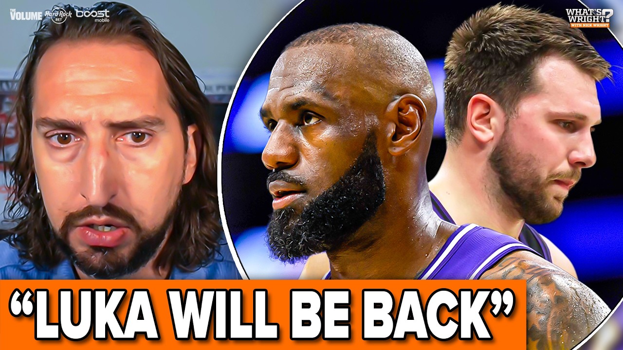Nick Wright PREDICTS Luka Doncic will RETURN for Lakers playoffs... does LA have hope? | NBA