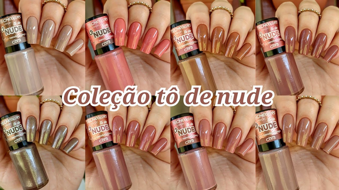 ESMALTE CORA COLEÇÃO TÔ DE NUDE