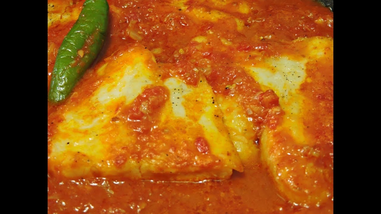Pescado en salsa de tomates fritos.-RecetasdeLuzMa