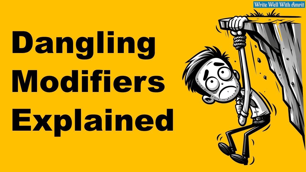 What are dangling modifiers #englishgrammar