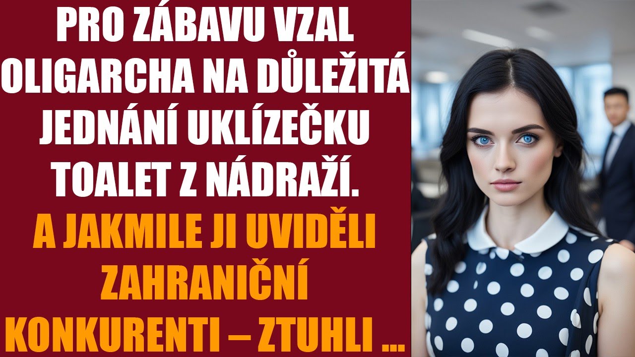 Pro zábavu vzal oligarcha na důležitá jednání uklízečku toalet z nádraží. A jakmile ji uviděli...