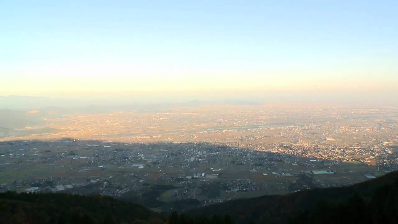 池田町　池田山の夜景