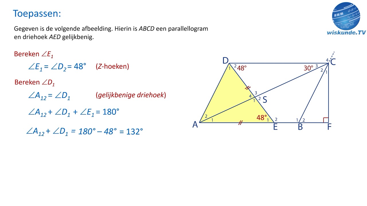 hoeken berekenen samenvatting - wiskunde TV