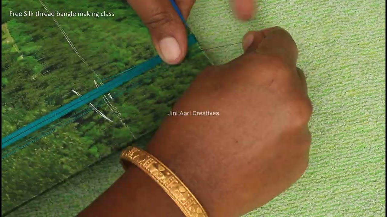 Class 3: Thread wrapping techniques | Free course silk thread bangles and jewellery making