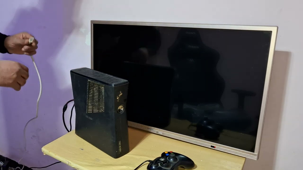 كيفية توصيل جهاز xbox 360 على جهاز تلفاز بدون مشكلة