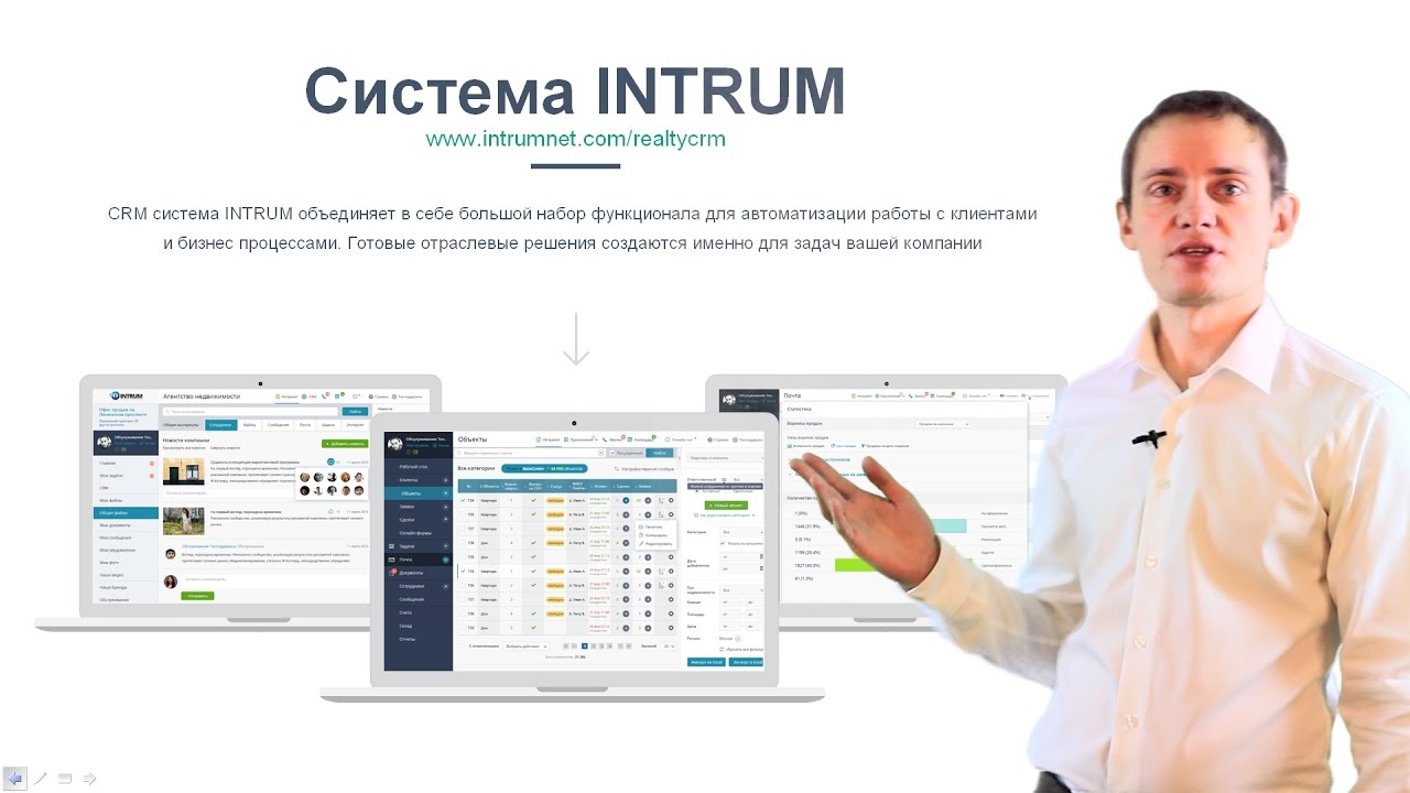 Обзор функционала CRM INTRUM для недвижимости