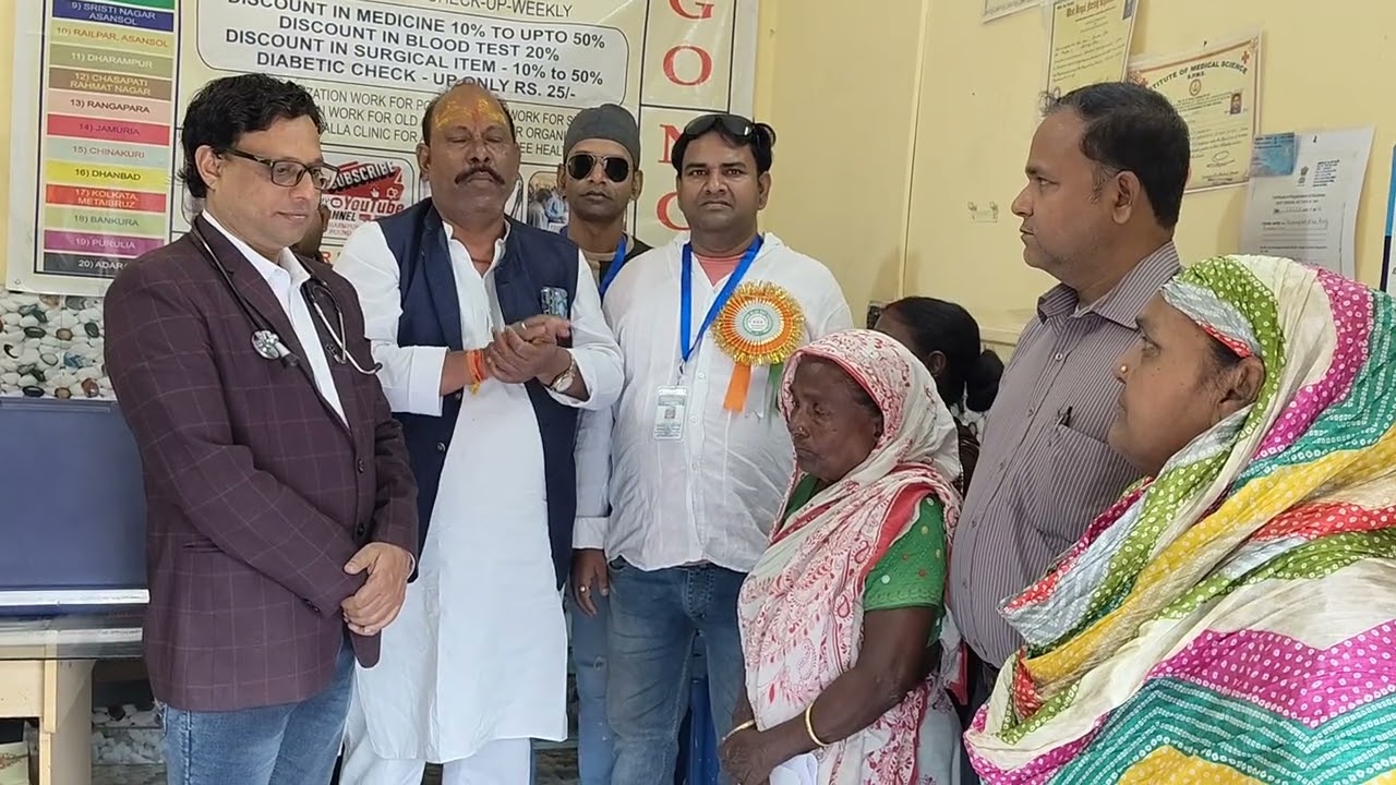 DHARAMPUR BLUE RAY FOUNDATION NGO PERMANENT MOHALLA CLINIC CAMP HELD IN DHARAMPUR 15.2.26 
