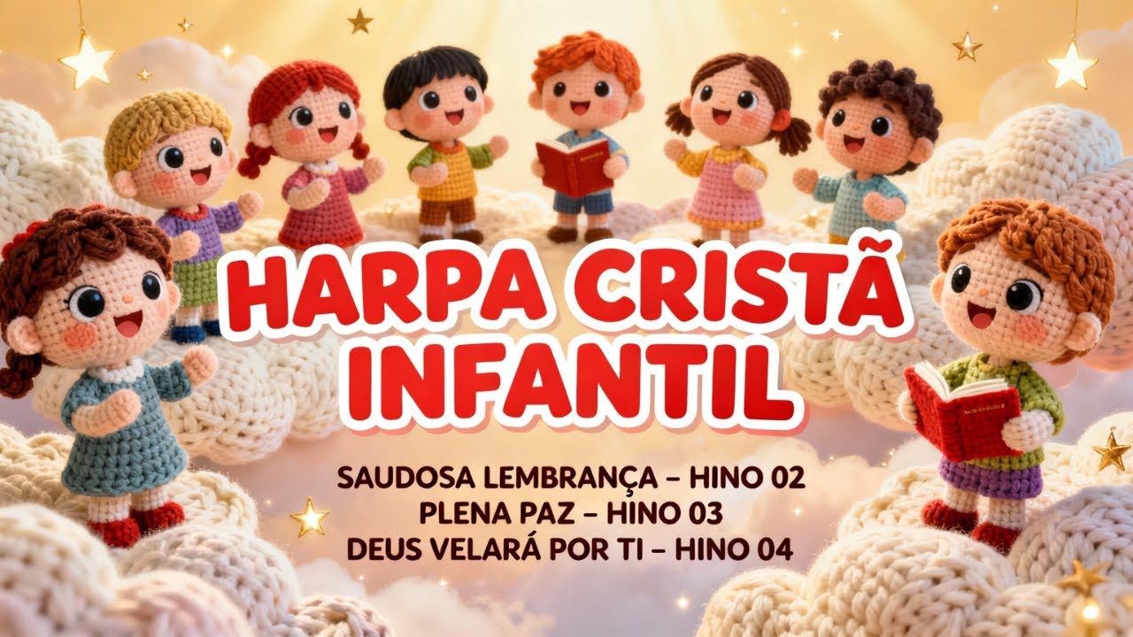HARPA CRISTÃ PARA CRIANÇAS - HINOS - SAUDOSA LEMBRANÇA - PLENA PAZ - DEUS VELARÁ POR TI