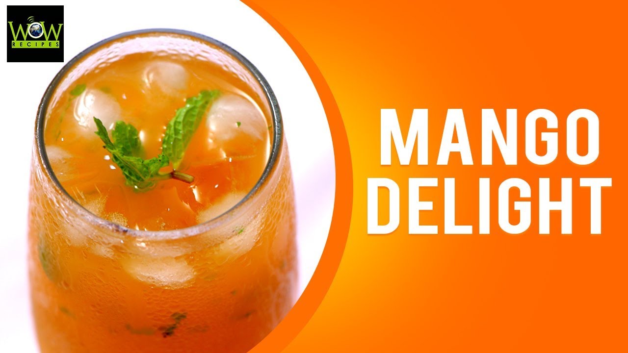 Mango Delight Mocktail | Simple & Easy Homemade Mocktail Recipes | Wow Recipes