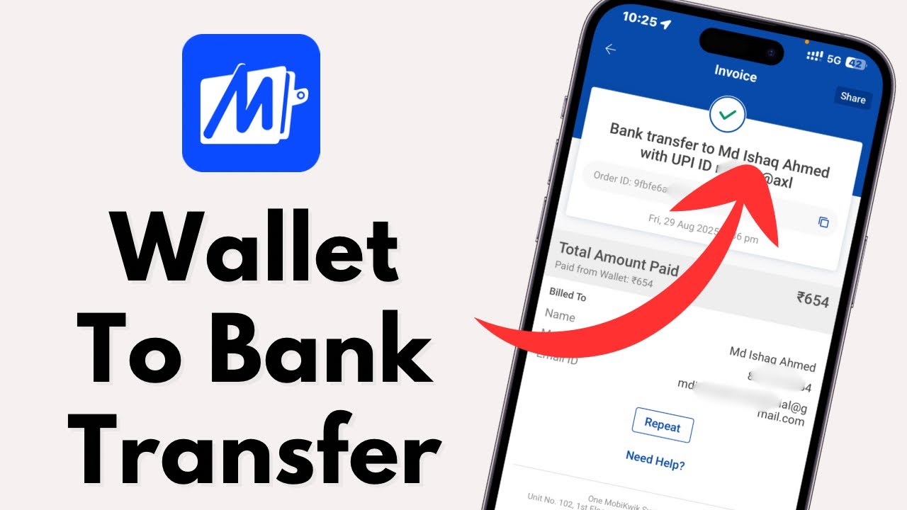 How To Transfer Money From MobiKwik Wallet To Bank Account [Zero Charges]
