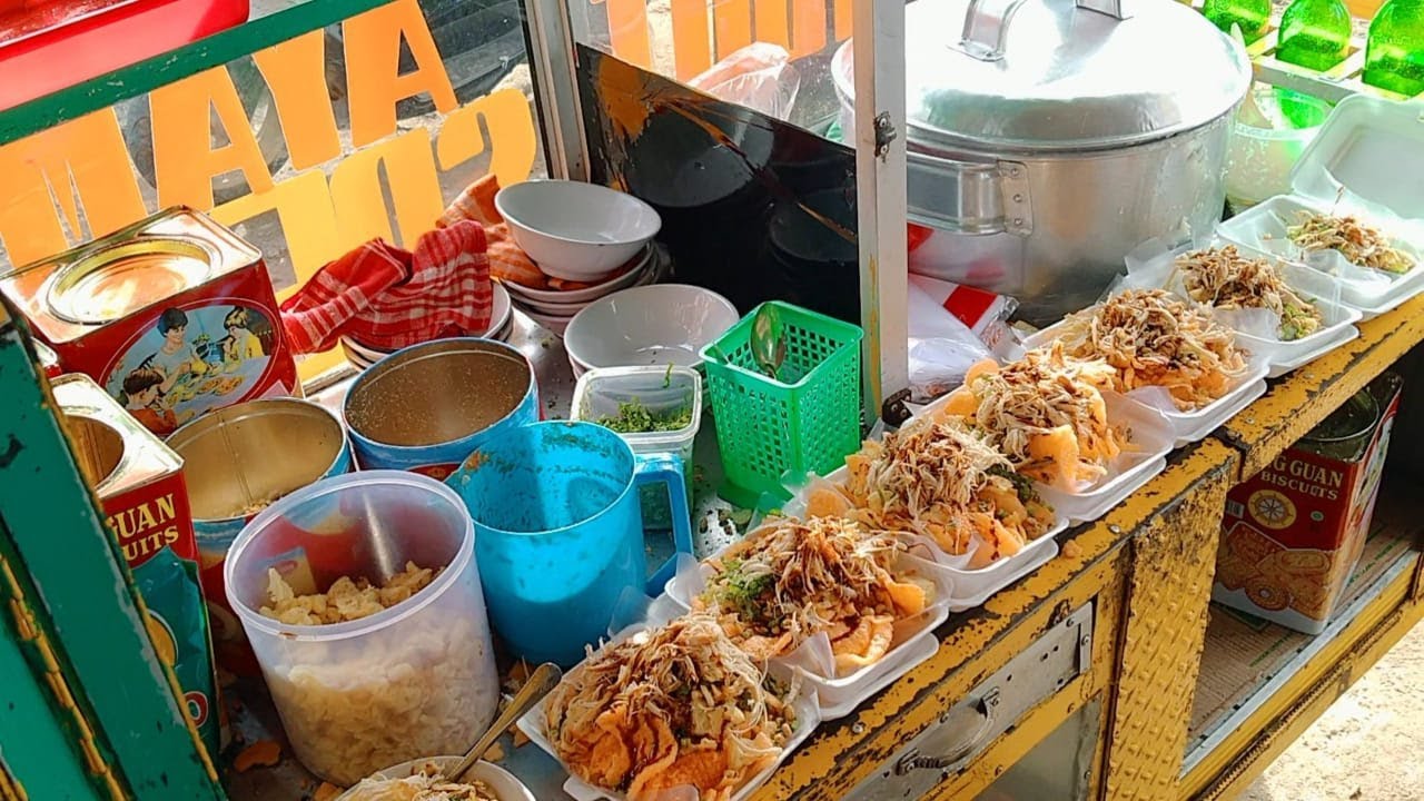 PAGI-PAGI SUDAH ANTRI BUBUR AYAM BANG NDUT !! ASMR INDONESIAN CHICKEN PORRIDGE STREET FOOD