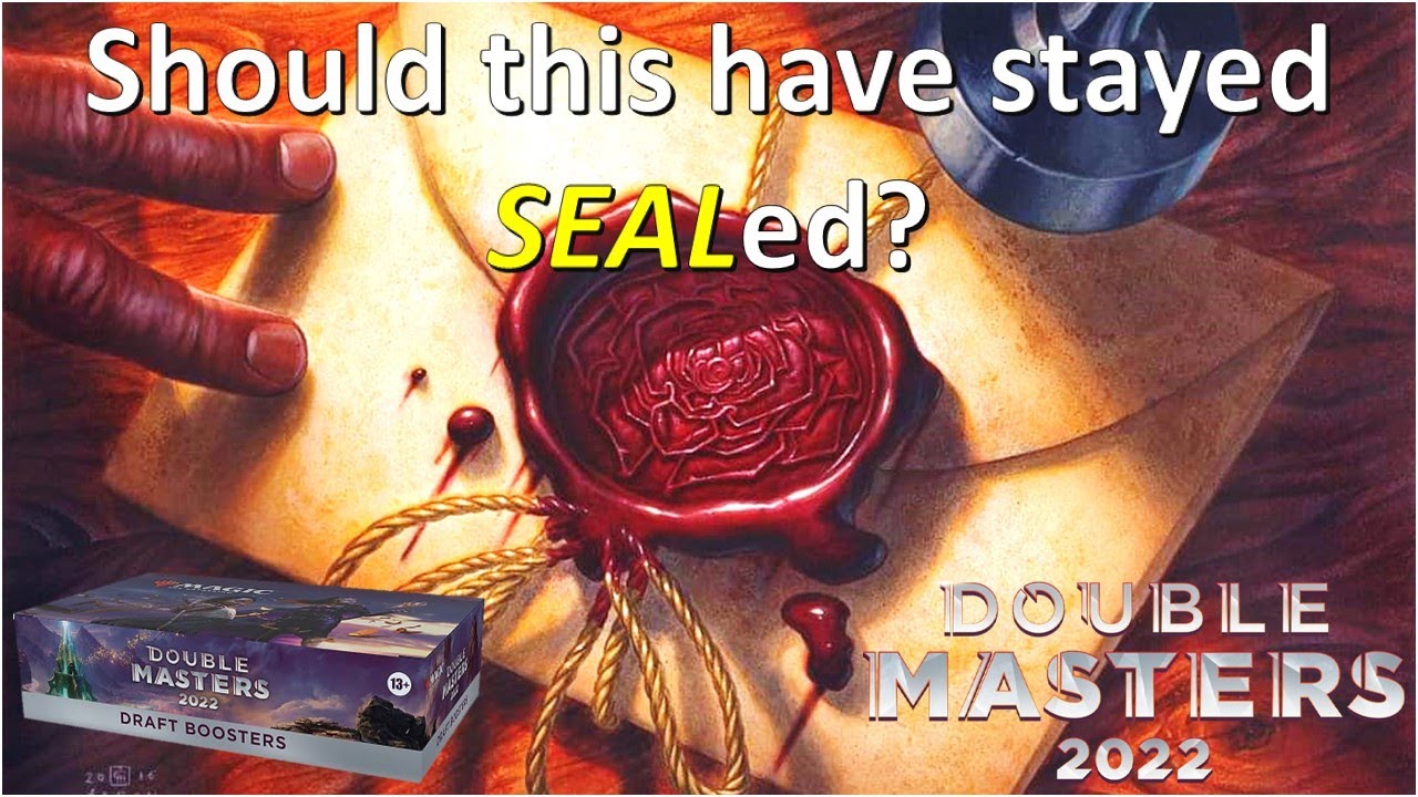 Should we have kept this SEALed? - Double Masters 2022 Draft Booster Box Opening