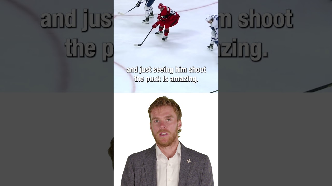 McDavid & Bedard pick the best shooter in the NHL 🎯👀