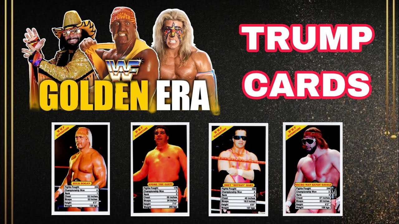 WWF GOLDEN ERA TRUMP CARDS