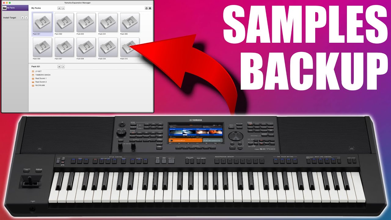 YAMAHA EXPANSION MANAGER-RESPALDO DE SAMPLES Y REINSTALACION Y CONFIGURACION DEL YEM