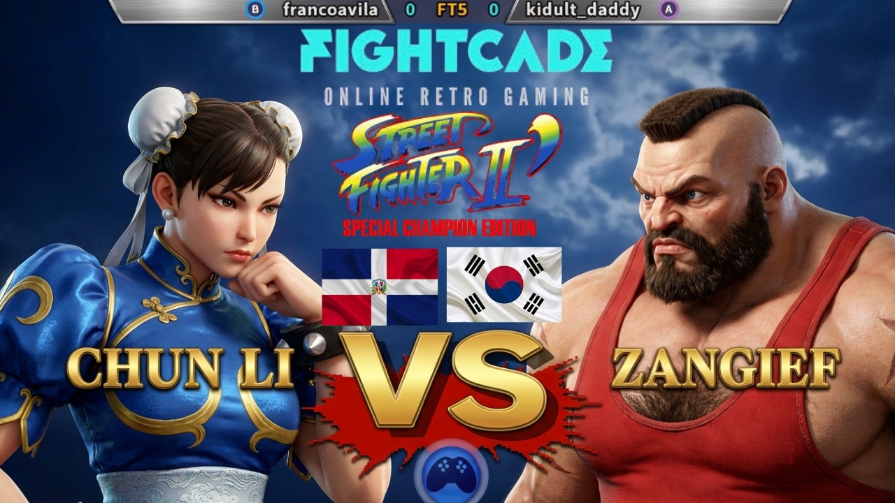 Street Fighter 2'CE WahWah vs kidult_daddy FT5