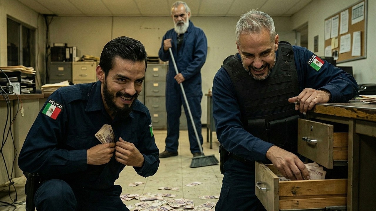 Conserje pone a prueba la honestidad de policías corruptos y esto pasó...