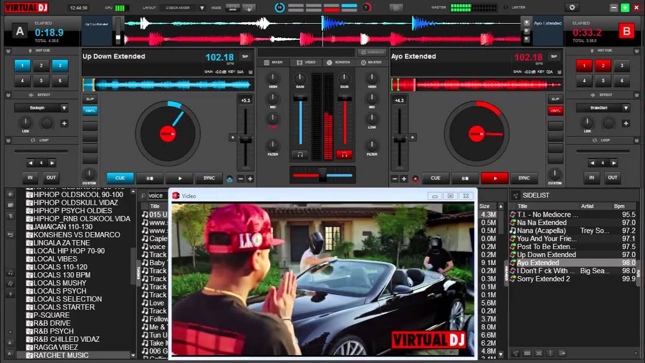 VIRTUAL DJ 8 MIX - RATCHET HIP-HOP (DJ MUSTARD TYPE BEAT)