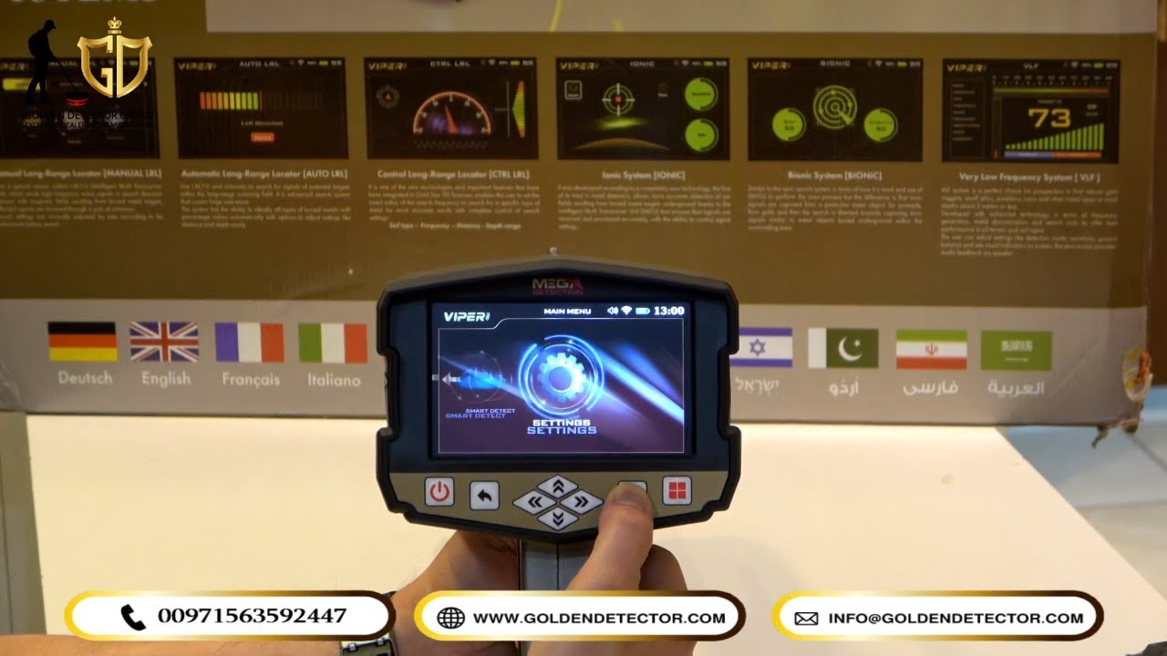 Viper Metal Detector | Powerful Long-Range Locator MEGA LOCATORS