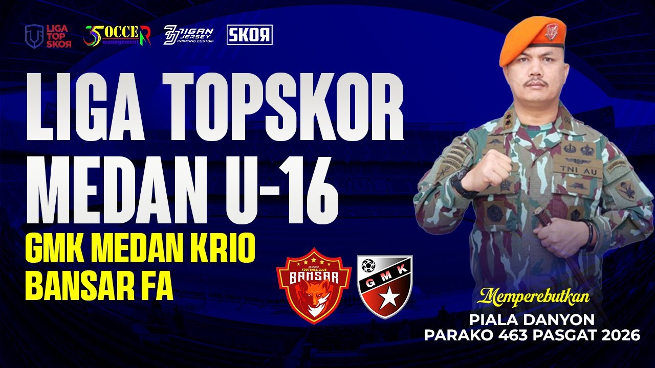 Liga Top Skor Medan U-16 : GENERASSI MEDAN KRIO vs BANSAR FC