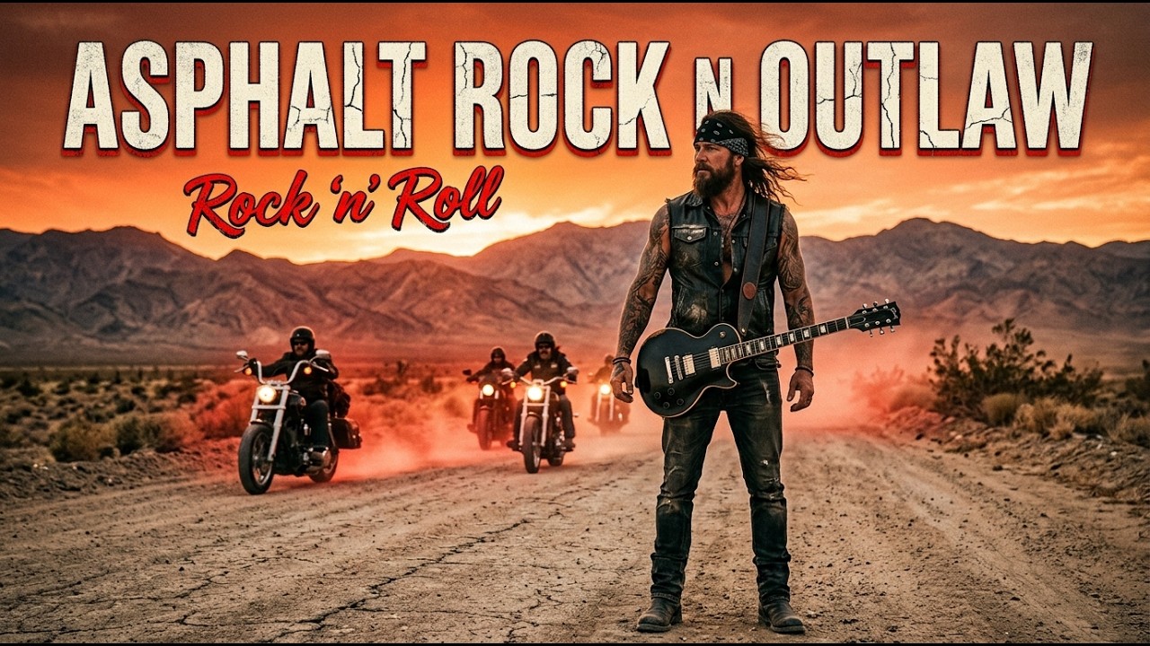 Asphalt Rock n Outlaw ⚡ Classic Rock n Roll | Rusty Engines & Rebel Souls