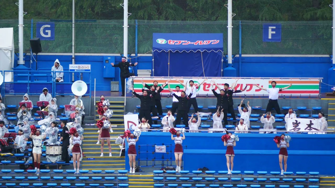東京六大学野球　2021春季リーグ戦 明治vs早稲田　早稲田大学応援部