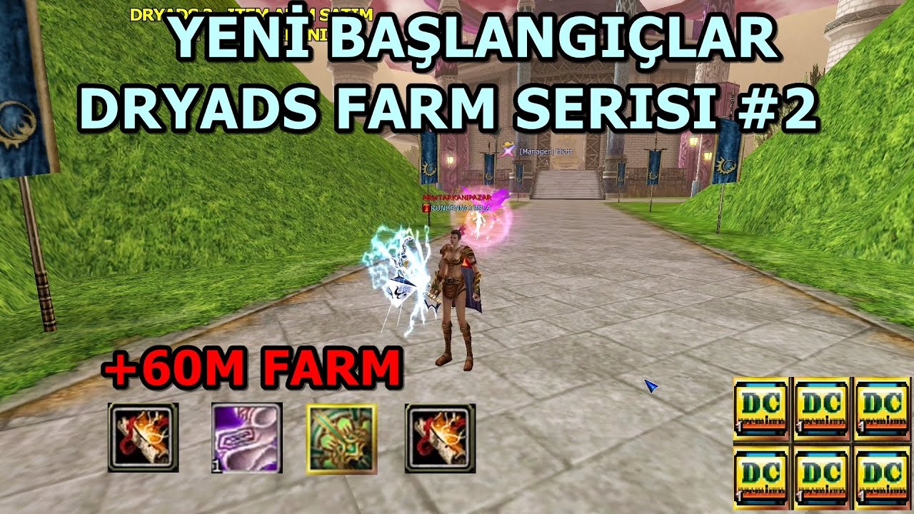 60M ÜZERİ FARM ATTIM - KNIGHT ONLINE DRYADS FARM MACERASI #2