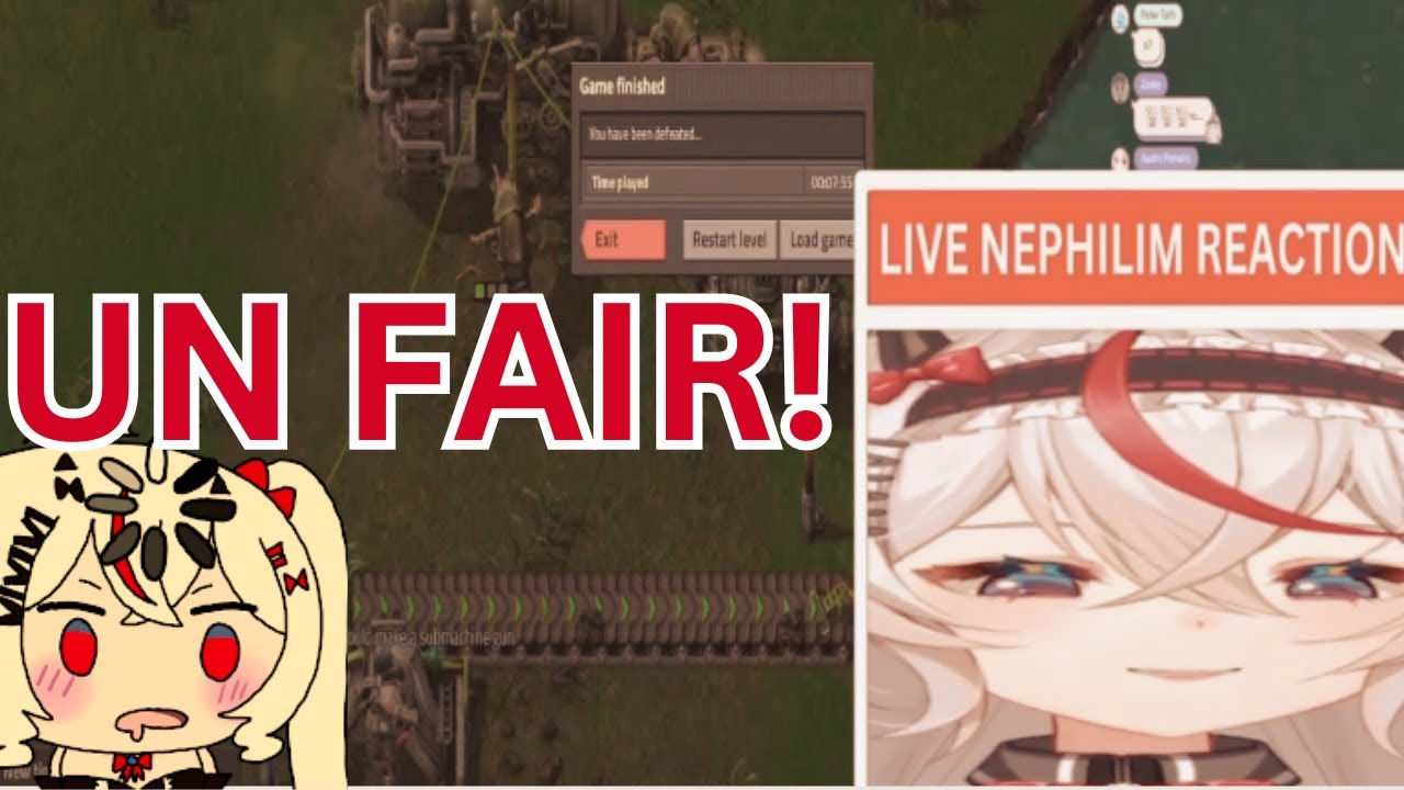 Factori-OH-NO! Remilia Nephys of Phase Connect ( VTuber Factorio Fail )