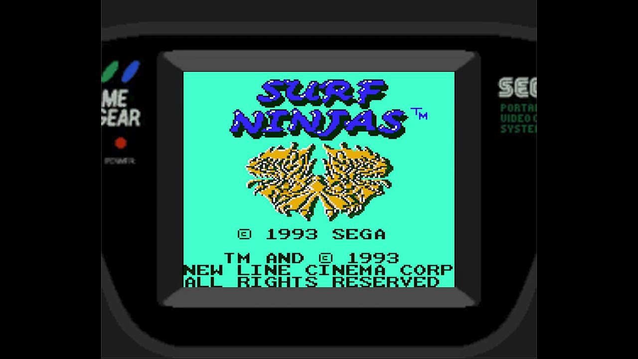 Surf Ninjas (Game Gear) - UNCUT Walkthrough
