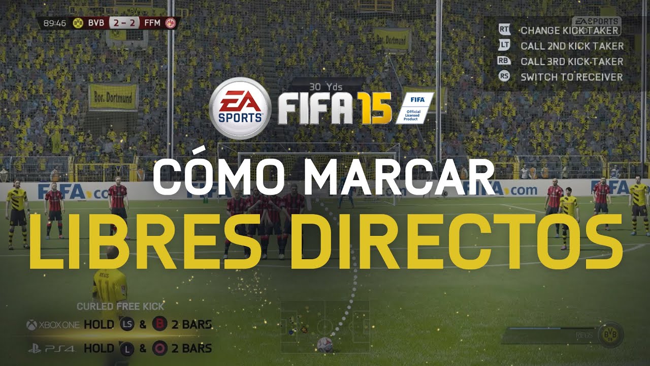 FIFA 15 - Tutorial - Cómo marcar libres directos [HD]