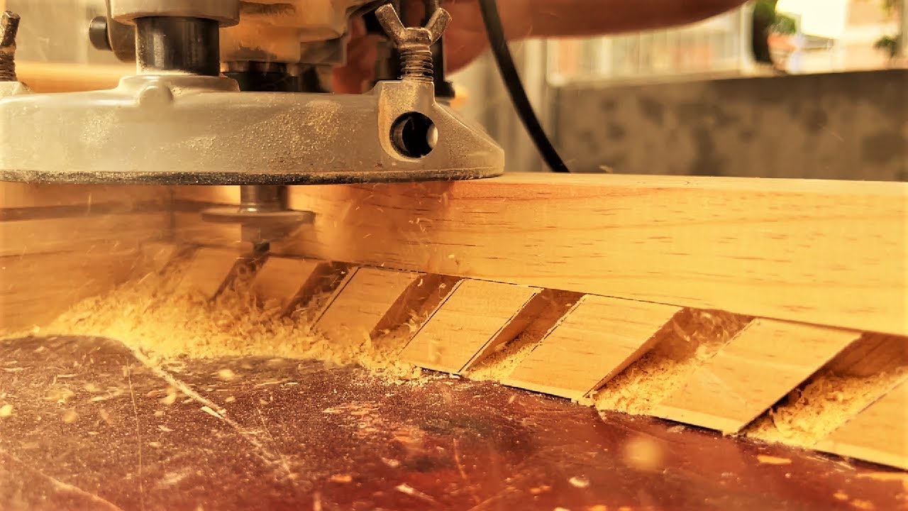 Woodworking Art - Try Making A Wooden Table With A Simple Yet Unique Design