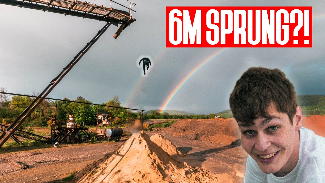 6 METER RUNTER Springen!? DOUBLE FLIPS von einer SCHAUKEL?!// Freerunning Schlappen in Wittlich