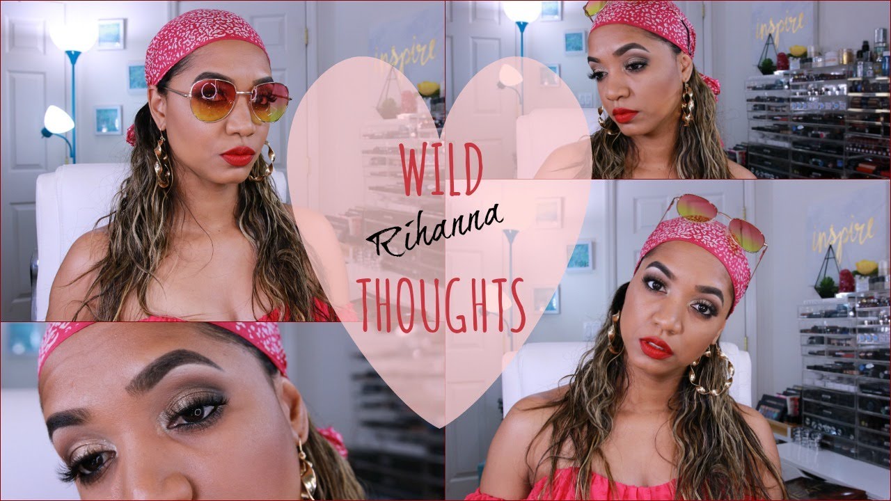 💕 RIHANNA Inspired ⋆⋆ WILD THOUGHTS ⋆⋆ MAKEUP Tutorial 💕