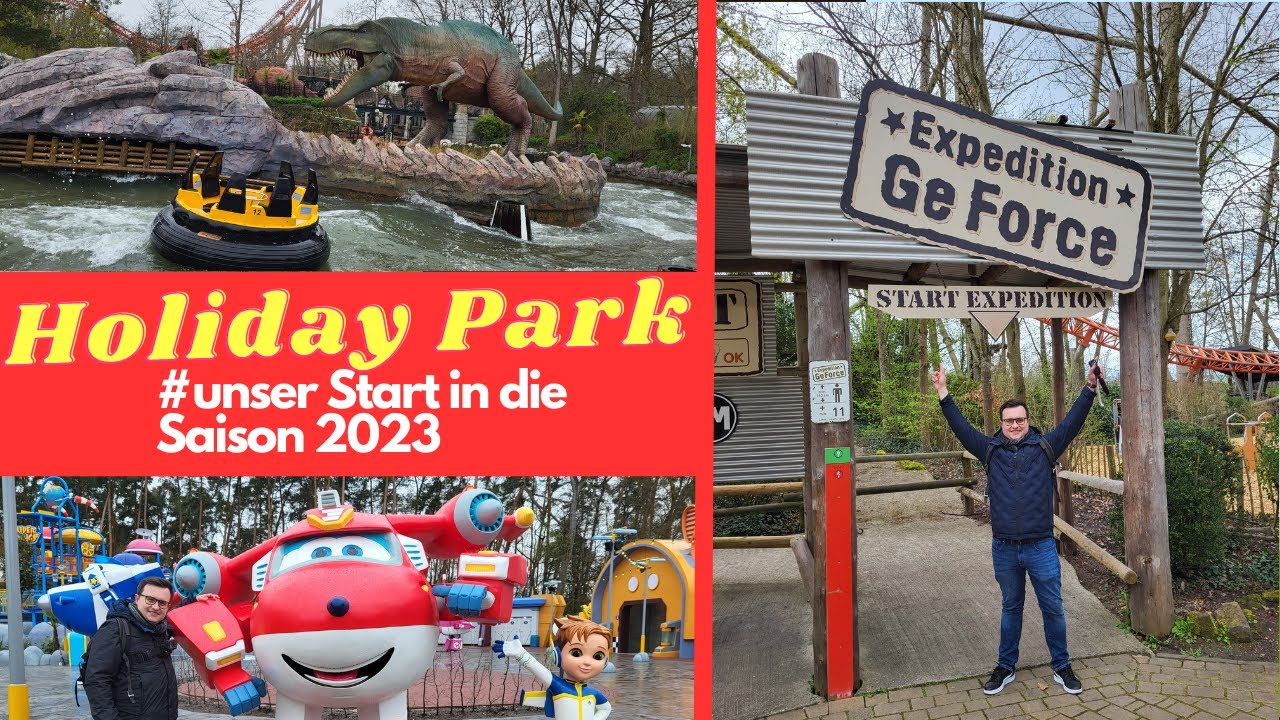 Unser Start in die #holidaypark Saison 2023 | Ein ausgestorbener Park bei Regenwetter mit #geforce