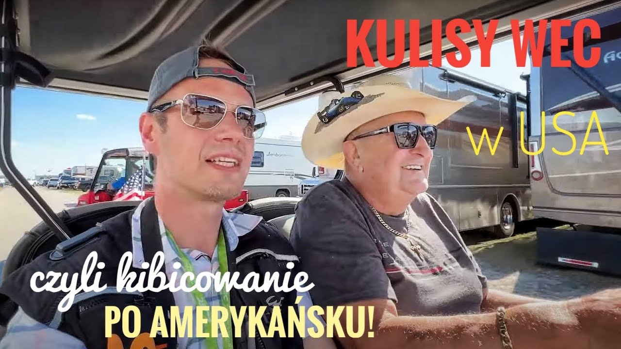 Luksusowy kamper z USA - OD ŚRODKA. Szaleni amerykańscy fani i czasówka Roberta Kubicy na Sebring