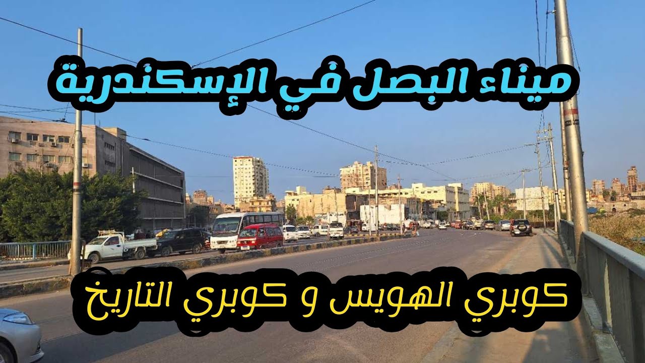 منطقة ميناء البصل، كوبري التاريخ،  شون البصل و القطن، كوبري الهويس، بورصة مينا البصل