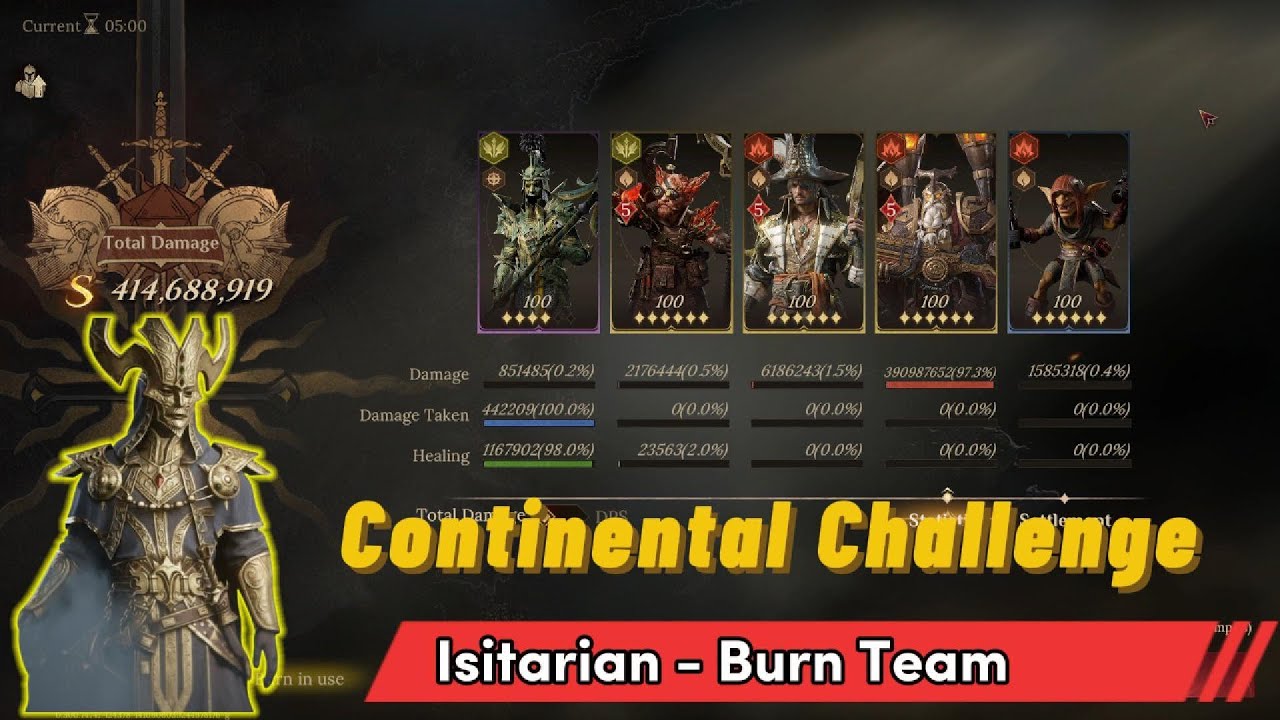 Burn Team vs Isitarian | Continental Challenge Season 3 | Dragonheir: Silent Gods