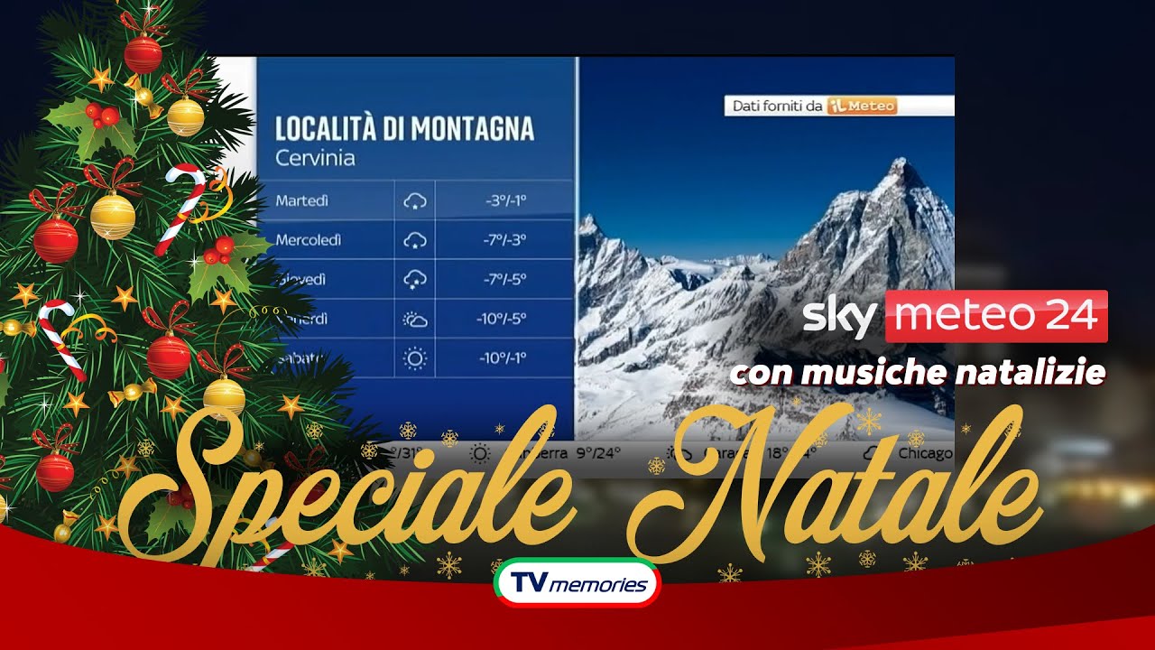 Come sarebbe Sky Meteo 24 se avesse una colonna sonora natalizia? - Creazione