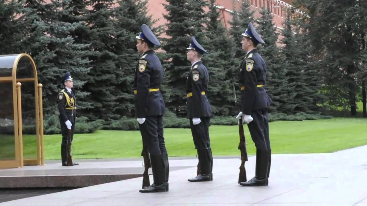 Changing the guard Kremlin Moscow