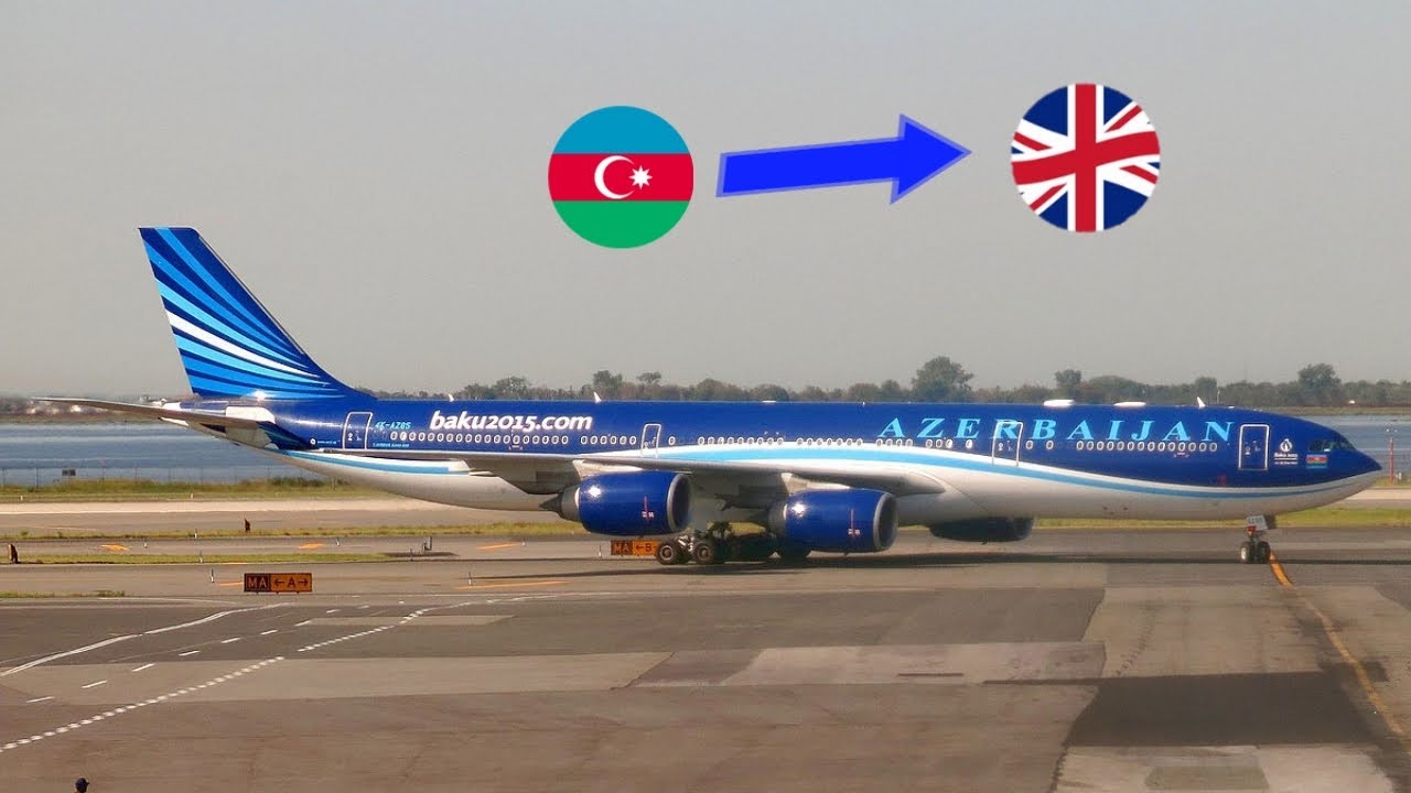 TRIPREPORT | Azerbaijan Airlines (ECONOMY) | Baku - London Heathrow | Airbus A340-500 | KTS Family