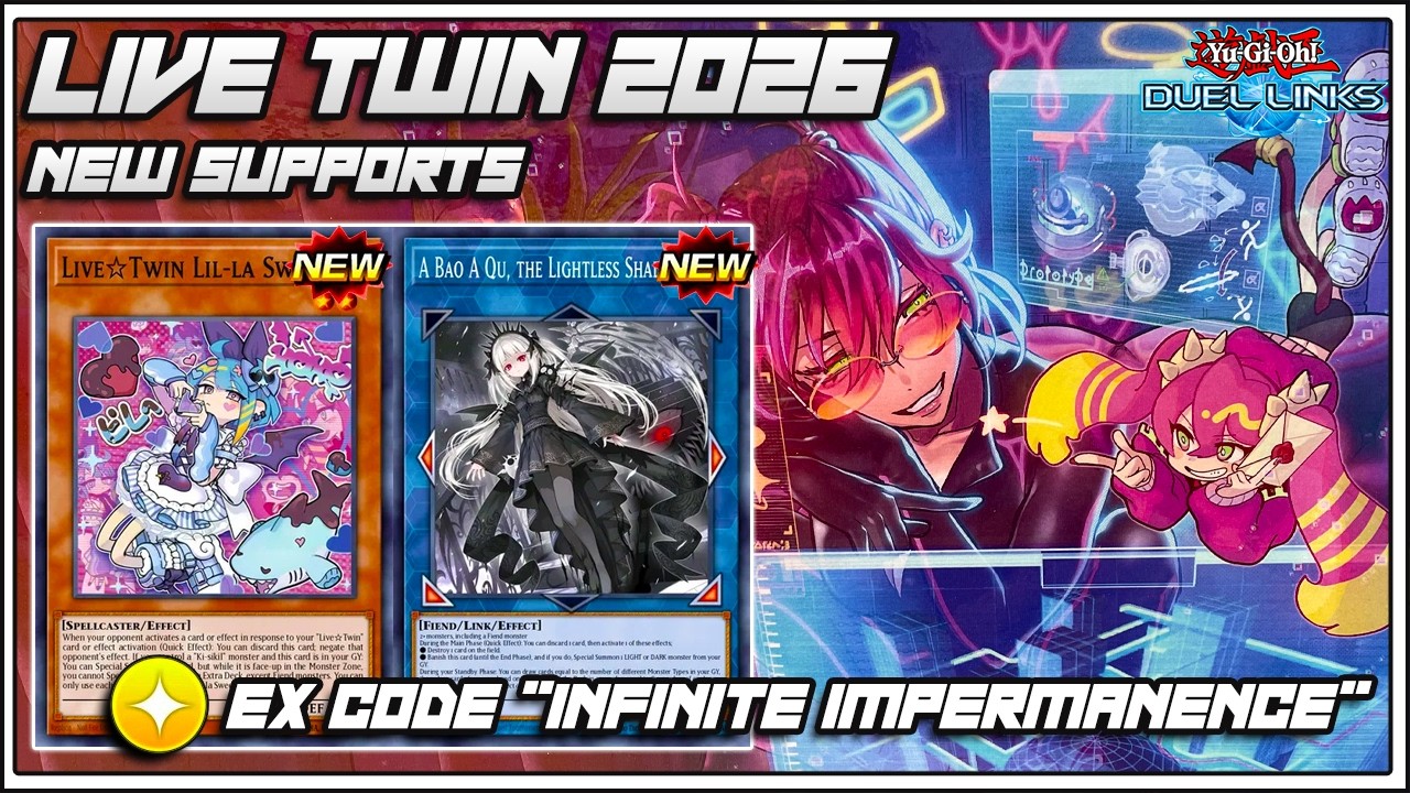 Live☆Twin 2026 Upgrade! New Support Makes This Deck INSANE! [Yu-Gi-Oh! Duel Links]