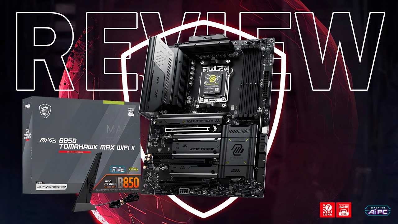 Renovada y con potencia brutal ¡La nueva MSI B850 Tomahawk MAX WiFi ll es una LOCURA!