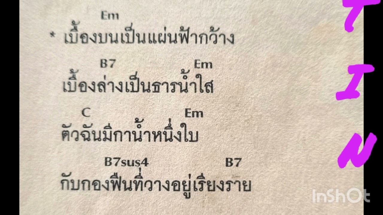 คอร์ดเพลงคนเก็บฟืน คาราบาว